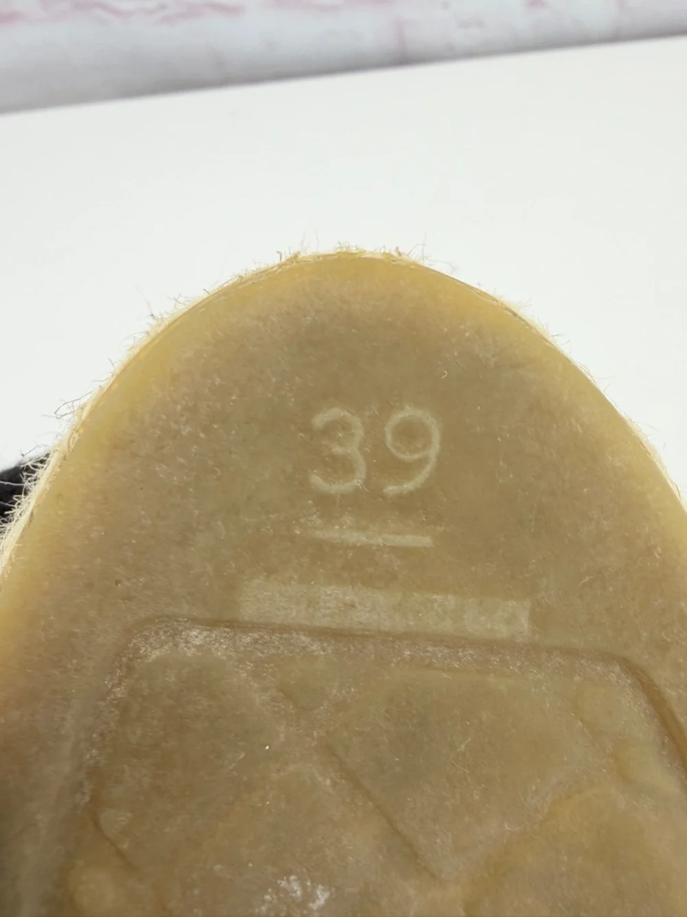 Chanel Goatskin CC Espadrille Mules 39 Black